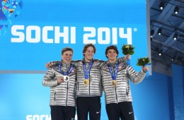 Olympic athletes representing the U.S. In Sochi. Photo Credit: RDMSTUDIO / Shutterstock.com