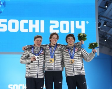 Olympic athletes representing the U.S. In Sochi. Photo Credit: RDMSTUDIO / Shutterstock.com