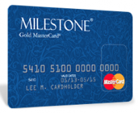 Bad Credit Card Milestone Gold