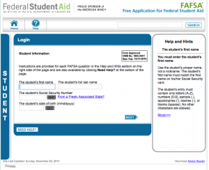 FAFSA Finance a Return to College