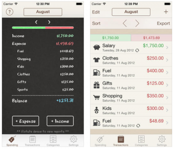 expense tracking app spending tracker