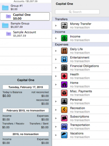 expense tracking visual budget