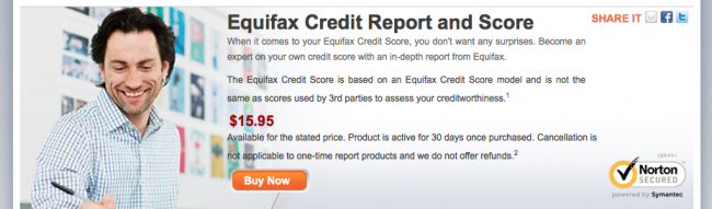 free credit score equifax pay