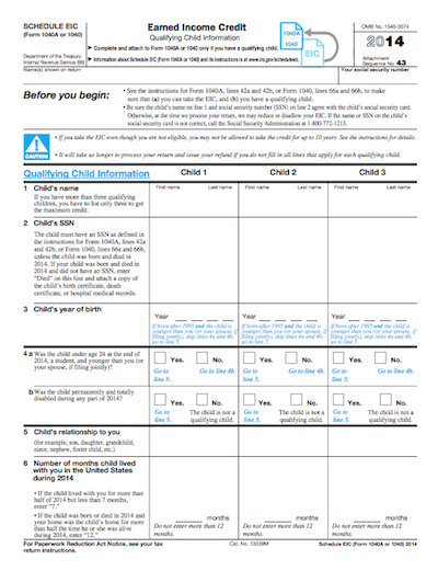 tax mistakes earned income credit 2