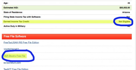 taxes free online irs free file error
