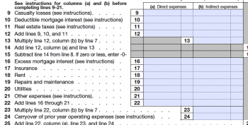 Home Office Deduction expenses