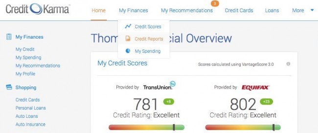 free credit report credit karma