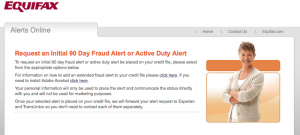 free credit report fraud alert
