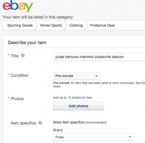 ebay interface