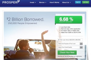 peer to peer lending prosper