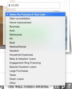 peer to peer lending prosper purpose of loan