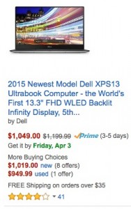 dell xps 13 holds value