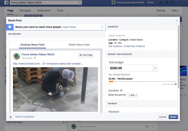 facebook money creating a facebook ad