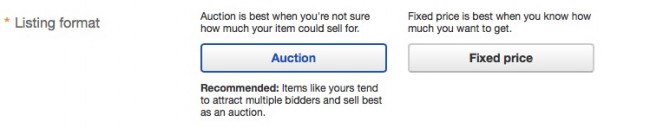 how to sell on ebay auction