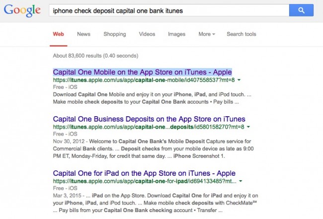 iphone check deposit app bank