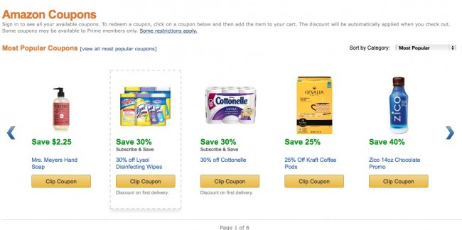 save money amazon coupons