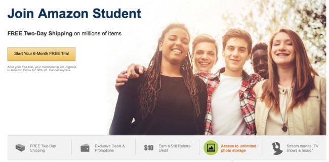 save money amazon student