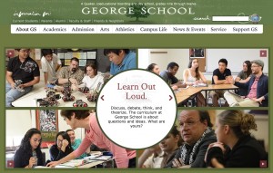 school donations george school