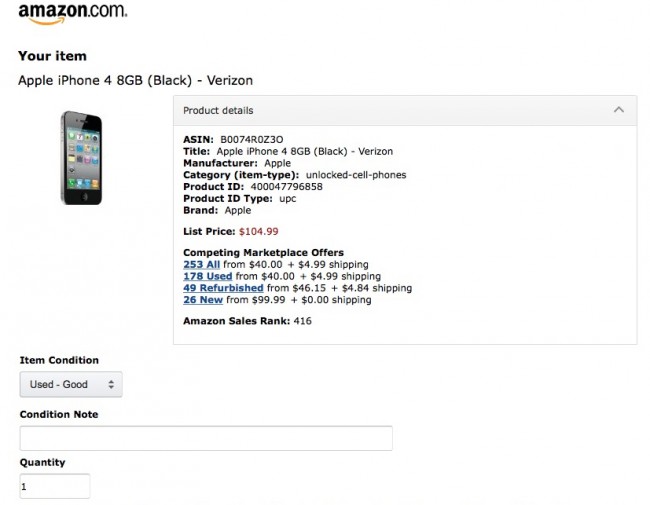 sell things on amazon item quality