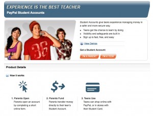 how to get a paypal account student