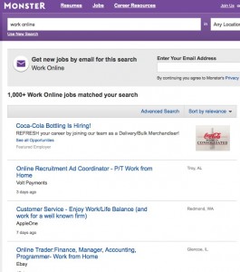 make money online jobs search