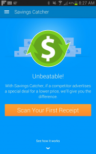 walmart savings catcher android iphone app