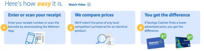 walmart savings catcher save money