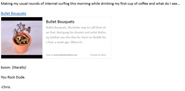 make money on reddit bullet bouquets email