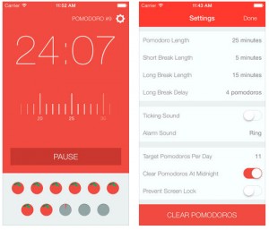 Pomodro save time and money app