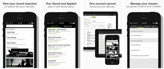 best iphone job search apps ziprecruiter
