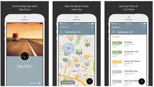 iphone gas apps gas guru save money