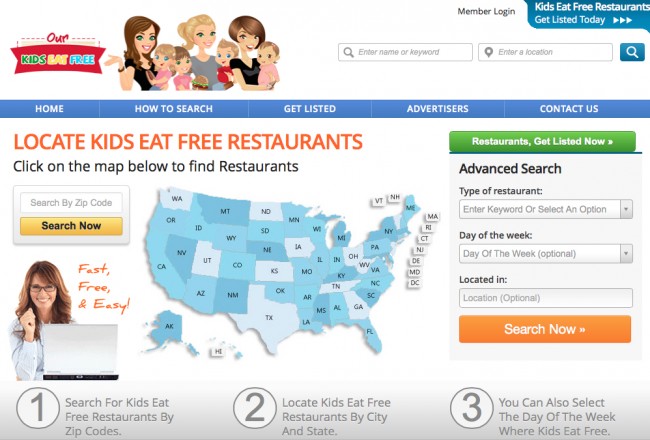 kids eat free restaurants our kids site