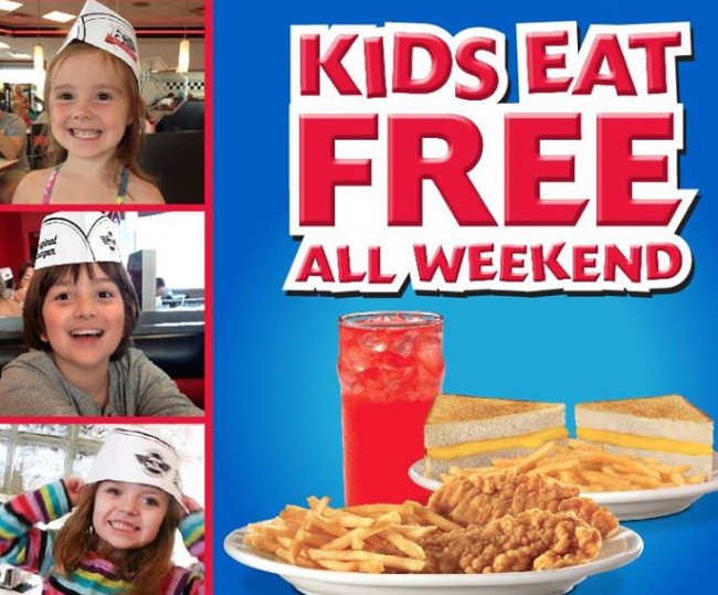 kids eat free steak n shake weekend