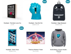 PewDiePie merchandise earnings