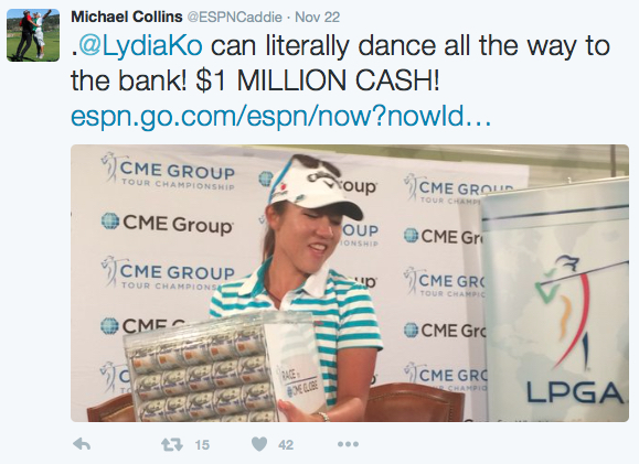 Lydia Ko Earnings Globe