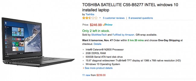 shouldnt buy laptop black friday bad model