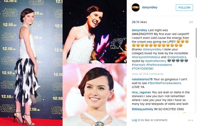 Daisy Ridley Money Star Wars