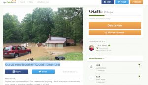 West Virginia flood help give money