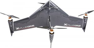 xCraft - X PlusOne: Platinum Quadcopter - Black Carbon Fiber
